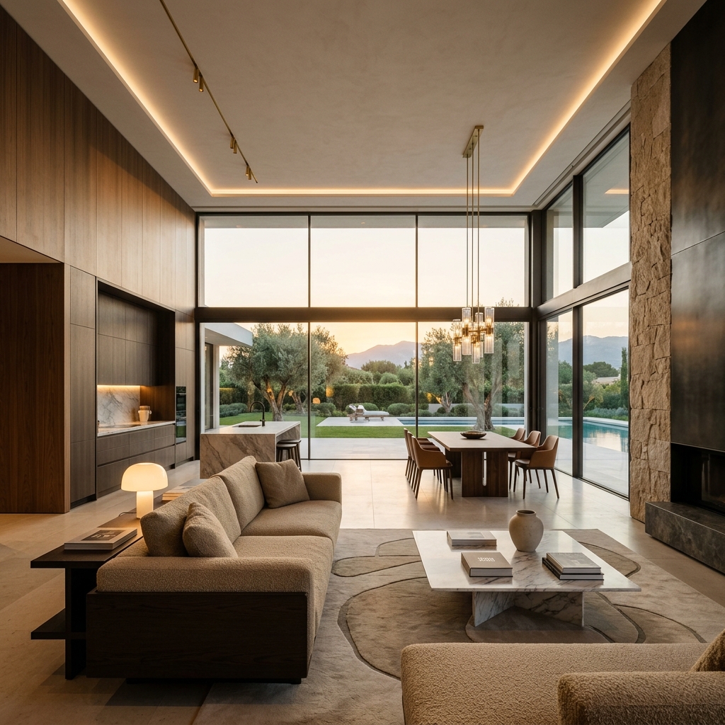 Modern home exterior representing aligned home vision